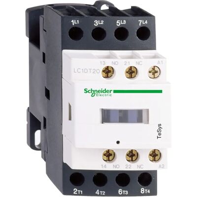 Schneider Electric Kontaktor LC1D 4-polig 220V DC - 25A - TeSys D Serie Schneider Electric Kontaktor LC1D 4-polig 220V DC - 25A - TeSys D Serie