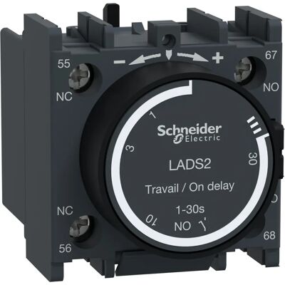 Schneider LADS2 Timer - Verzögerung 1-30 s - Für Kontaktoren Schneider LADS2 Timer - Verzögerung 1-30 s - Für Kontaktoren