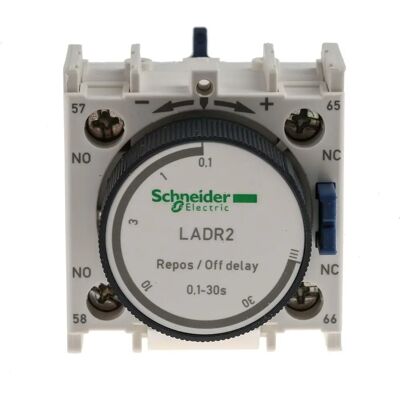 Schneider Electric LADR2 Kontaktblock - 1-30s Timer - TeSys D Serie Schneider Electric LADR2 Kontaktblock - 1-30s Timer - TeSys D Serie