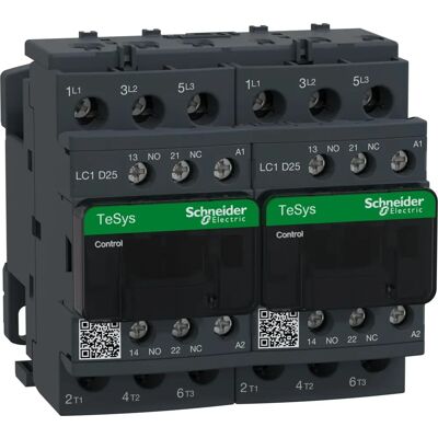 Schneider Electric Schütz LC2D3P - Reversibler 3-poliger Motorrelais Schneider Electric Schütz LC2D3P - Reversibler 3-poliger Motorrelais