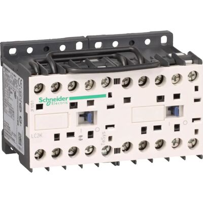 Contacteur réversible Schneider Electric LC2K 3P 24V AC - Moteur 4kW - Publicité Contacteur réversible Schneider Electric LC2K 3P 24V AC - Moteur 4kW - Publicité