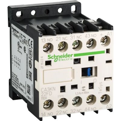 Schneider Electric CA3KN22FD Hilfsschütz 2S, 2Ö, 110V DC - Relais Schneider Electric CA3KN22FD Hilfsschütz 2S, 2Ö, 110V DC - Relais
