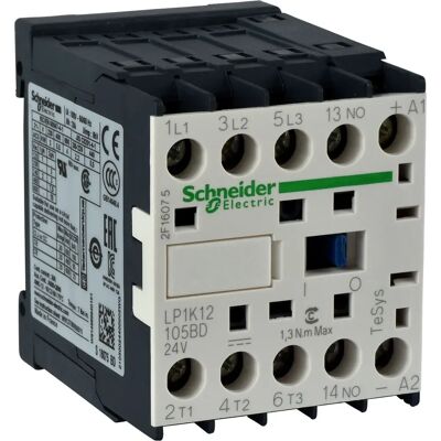 Relais électrique Schneider Electric CA3KN315BD - 3NO + 1NC - Noir, Gris - Publicité Relais électrique Schneider Electric CA3KN315BD - 3NO + 1NC - Noir, Gris - Publicité