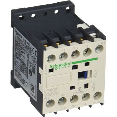 Schneider Electric Kontaktor LP4K09008BW3 - 4-polig, 20A, 24V DC Schneider Electric Kontaktor LP4K09008BW3 - 4-polig, 20A, 24V DC