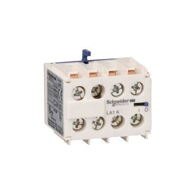 Schneider Electric LA1KN40 Hilfskontakt - 4NO, Frontmontage, 600V, 10A Schneider Electric LA1KN40 Hilfskontakt - 4NO, Frontmontage, 600V, 10A