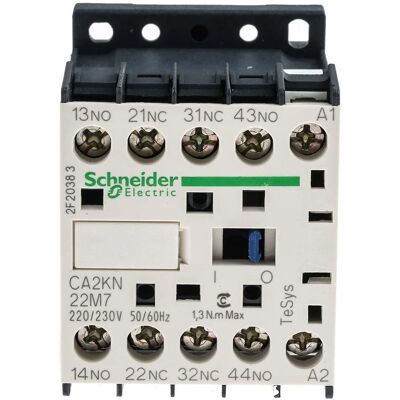 Schneider Electric Contattore 10A 2Z 2R 230V AC Schneider Electric Contattore 10A 2Z 2R 230V AC