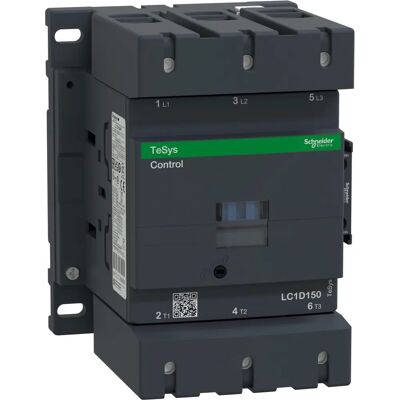 Schneider Electric LC1D150E7 - Contactor - 3P - Bobina 48V - 150A - AC-3 Schneider Electric LC1D150E7 - Contactor - 3P - Bobina 48V - 150A - AC-3