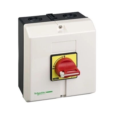 Schneider Electric VCF4GE Interruptor giratorio 3P Negro, Rojo, Amarillo - Interruptor eléctrico Schneider Electric VCF4GE Interruptor giratorio 3P Negro, Rojo, Amarillo - Interruptor eléctrico
