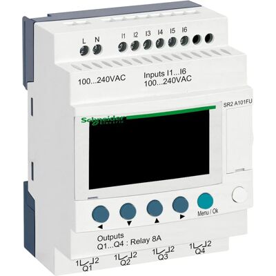 Schneider Electric Zelio Logic Smart - 6 Eingänge, 4 Ausgänge, 24 V DC - Logikmodul Schneider Electric Zelio Logic Smart - 6 Eingänge, 4 Ausgänge, 24 V DC - Logikmodul