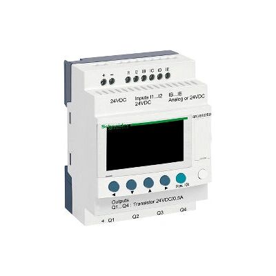 Schneider Electric SR3B102BD Module logique - 6 Entrées, 4 Sorties, 24V DC - Publicité Schneider Electric SR3B102BD Module logique - 6 Entrées, 4 Sorties, 24V DC - Publicité