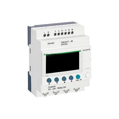 Schneider Electric SR3B101B Modular-Logikrelais - 6 Diskrete Eingänge, 4 Relais - Kleine Automatisierung Schneider Electric SR3B101B Modular-Logikrelais - 6 Diskrete Eingänge, 4 Relais - Kleine Automatisierung