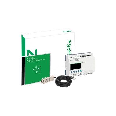 Schneider Electric Zelio Logic 2 - 16 Digitale Eingänge 10 Relais - Elektrischer Relais & PLC Starterpaket Schneider Electric Zelio Logic 2 - 16 Digitale Eingänge 10 Relais - Elektrischer Relais & PLC Starterpaket