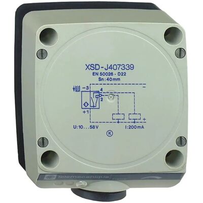 Telemecanique XSDH607339 - Induktiver Sensor - Flach - PNP - 60mm Telemecanique XSDH607339 - Induktiver Sensor - Flach - PNP - 60mm