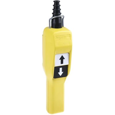 Schneider Electric XACA205 Gelbe 2-Taster Steuerbox - Drucktaster Schneider Electric XACA205 Gelbe 2-Taster Steuerbox - Drucktaster