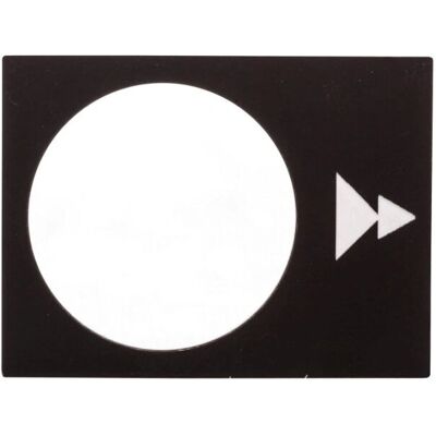 Schneider Electric ZB2BY2912 - Etichetta simbolica per serie XACA - 30x40mm Nero Schneider Electric ZB2BY2912 - Etichetta simbolica per serie XACA - 30x40mm Nero