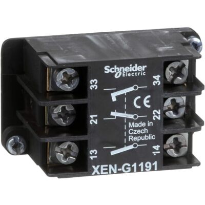 Schneider Electric XENG1191 Kontaktblock - Steuerstation, 2 NA + 1 NC, IP20 Schneider Electric XENG1191 Kontaktblock - Steuerstation, 2 NA + 1 NC, IP20