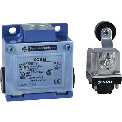 Interruptor de posición metálico Schneider Electric XCKM115 - Seguridad y Automatización Interruptor de posición metálico Schneider Electric XCKM115 - Seguridad y Automatización