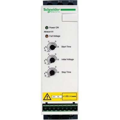 Schneider Electric Sanftanlasser ATSU01 3-phasig, 22A, 480V - Soft Starter Schneider Electric Sanftanlasser ATSU01 3-phasig, 22A, 480V - Soft Starter