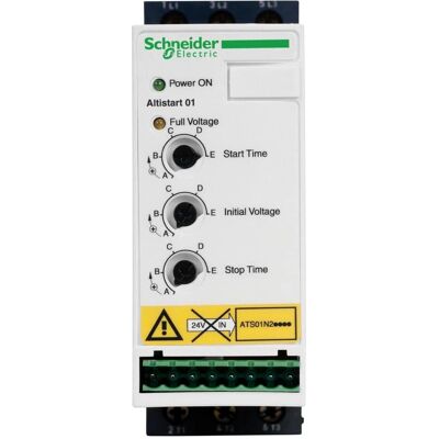 Schneider Electric Sanftanlasser ATS01 3-Phasen, 1,1 kW, 200-240V - Motorsteuerung Schneider Electric Sanftanlasser ATS01 3-Phasen, 1,1 kW, 200-240V - Motorsteuerung