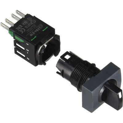 Schneider Electric XB6DD221B - Wahlschalter 2-Stell., IP65/IP67 Schneider Electric XB6DD221B - Wahlschalter 2-Stell., IP65/IP67