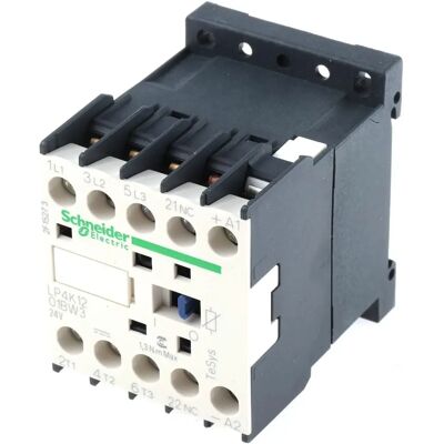 Contacteur Schneider Electric LP4K - 3 Pôles 12A 24V DC - Puissance 5,5kW - Publicité Contacteur Schneider Electric LP4K - 3 Pôles 12A 24V DC - Puissance 5,5kW - Publicité