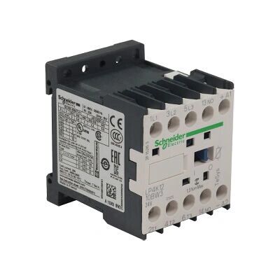 Contacteur Schneider Electric LP4K1210BW3 - 3P 12A, 24V DC, AC-3 - Publicité Contacteur Schneider Electric LP4K1210BW3 - 3P 12A, 24V DC, AC-3 - Publicité