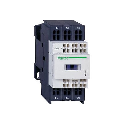 Schneider Electric LC1D093BD 3-Pole Contactor - 24V DC - 9A Schneider Electric LC1D093BD 3-Pole Contactor - 24V DC - 9A