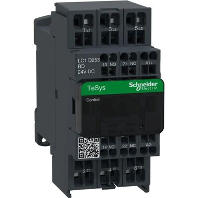Contactores Schneider Electric LC1-D 3P 25A 24V DC - Interruptor de Seguridad Contactores Schneider Electric LC1-D 3P 25A 24V DC - Interruptor de Seguridad