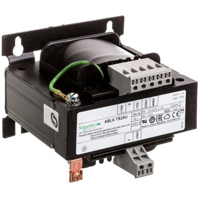 Transformateur Schneider Electric - 250VA, 230V, Montage panneau - Publicité Transformateur Schneider Electric - 250VA, 230V, Montage panneau - Publicité