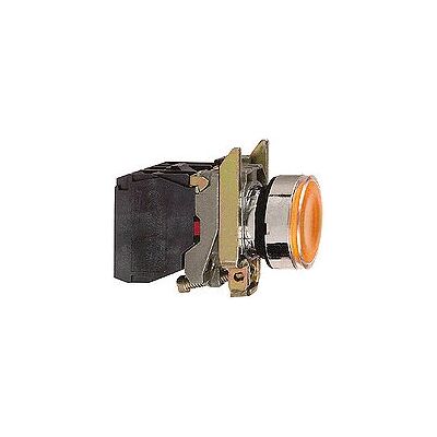 Schneider Electric XB4 - Oranje drukknop - Rond IP66 Schneider Electric XB4 - Oranje drukknop - Rond IP66