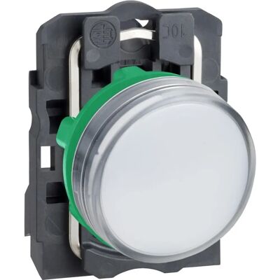 Schneider Electric Weiß XB5 LED-Leuchtmelder - Rund, IP66, 230V Schneider Electric Weiß XB5 LED-Leuchtmelder - Rund, IP66, 230V
