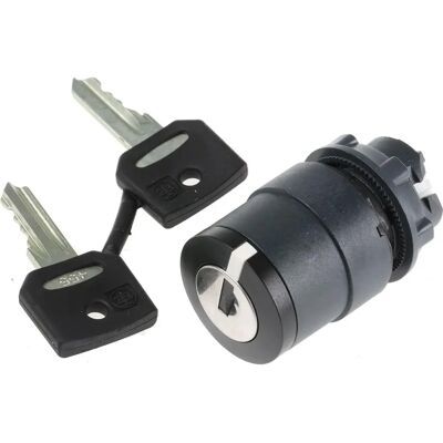 Schneider Electric ZB5AG4 Nøgleswitch - 2 positioner - Sort - IP66 Schneider Electric ZB5AG4 Nøgleswitch - 2 positioner - Sort - IP66