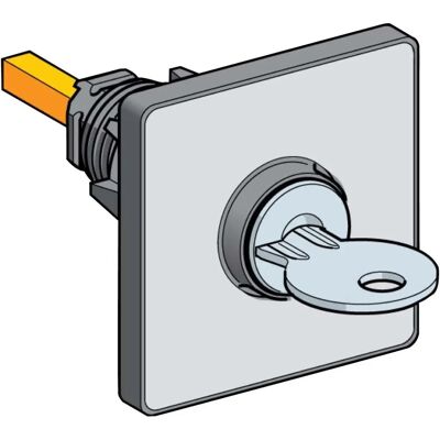 Schneider Electric KDC1SR - Schlüsselschalter, 22mm, IP65 - Schalter Schneider Electric KDC1SR - Schlüsselschalter, 22mm, IP65 - Schalter