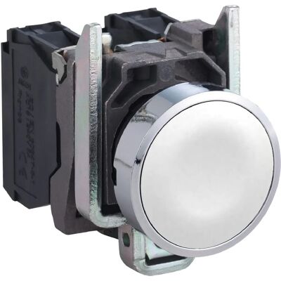 Schneider XB4 22mm Bouton poussoir blanc - Bouton poussoir - Publicité Schneider XB4 22mm Bouton poussoir blanc - Bouton poussoir - Publicité