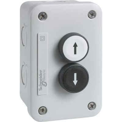 Schneider Electric XALE2221 - Station de contrôle IP54 avec 2 boutons - Publicité Schneider Electric XALE2221 - Station de contrôle IP54 avec 2 boutons - Publicité
