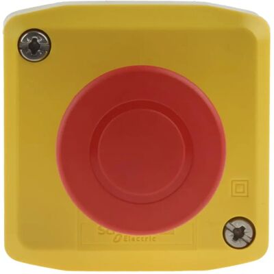 Schneider Electric Not-Aus-Taster - XALK198 - Oberflächenmontage, 1NC, Gelb Schneider Electric Not-Aus-Taster - XALK198 - Oberflächenmontage, 1NC, Gelb