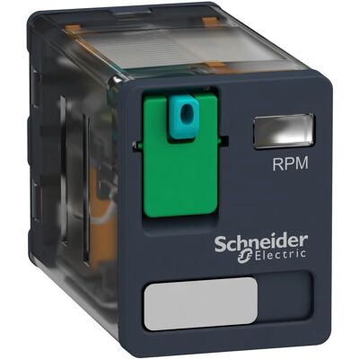 Schneider Electric Relais RPM - 24V DC, 2-polig, 15A Leistungsrelais Schneider Electric Relais RPM - 24V DC, 2-polig, 15A Leistungsrelais