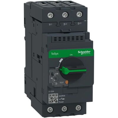 Schneider Electric GV3P25 Motorschutzschalter - 3-polig, 17-25A, 690V Schneider Electric GV3P25 Motorschutzschalter - 3-polig, 17-25A, 690V