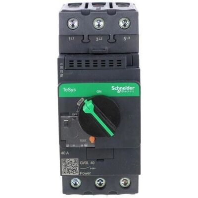 Interrupteur de protection de moteur Schneider Electric GV3L40 - 3 pôles, 690V, 40A - Publicité Interrupteur de protection de moteur Schneider Electric GV3L40 - 3 pôles, 690V, 40A - Publicité