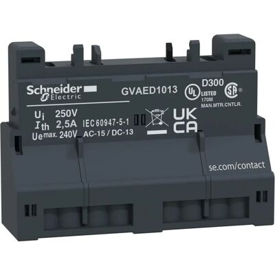 Schneider Electric GVAED1013 - Hilfsschalter 2 Schließerkontakte - Frontbefestigung - 0,5A Schneider Electric GVAED1013 - Hilfsschalter 2 Schließerkontakte - Frontbefestigung - 0,5A