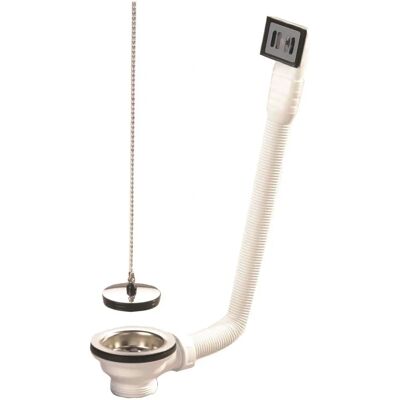 NICOLL Gres Spüle Abfluss - Überlauf, Kette, 1,5" Ausgang NICOLL Gres Spüle Abfluss - Überlauf, Kette, 1,5" Ausgang