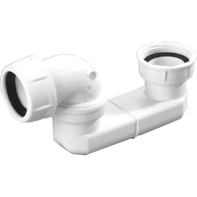 NICOLL Sifone 0203250 - Orizzontale, Ruotabile a 360°, Autopulente - Sifone per vasca NICOLL Sifone 0203250 - Orizzontale, Ruotabile a 360°, Autopulente - Sifone per vasca