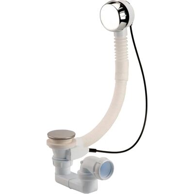 Vidage baignoire ajustable Nicoll - Automatique, siphon 360°, 50mm retenue d'eau - Publicité Vidage baignoire ajustable Nicoll - Automatique, siphon 360°, 50mm retenue d'eau - Publicité
