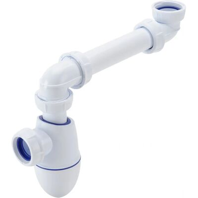 Sifone lavabo bi-matériau Nicoll - Accessorio idraulico Sifone lavabo bi-matériau Nicoll - Accessorio idraulico