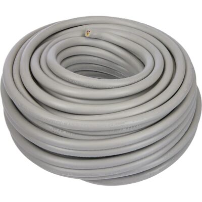 ELECTRALINE 20607088 - 25m Grauer Elektrokabel - H05VVF 3x2,5mm² ELECTRALINE 20607088 - 25m Grauer Elektrokabel - H05VVF 3x2,5mm²