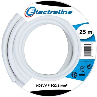 Electraline Model H05VV-F 3X2.5MMX25M - Electrical Cable Electraline Model H05VV-F 3X2.5MMX25M - Electrical Cable