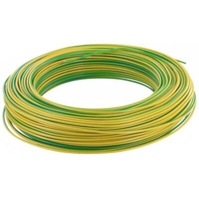 Electraline Câble Jaune et Vert 25m 2,5mm² - Publicité Electraline Câble Jaune et Vert 25m 2,5mm² - Publicité