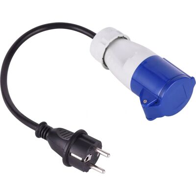 ELECTRALINE Caravan-Adapter - 30cm, IP44, CEE-Female, Schuko, Outdoor ELECTRALINE Caravan-Adapter - 30cm, IP44, CEE-Female, Schuko, Outdoor