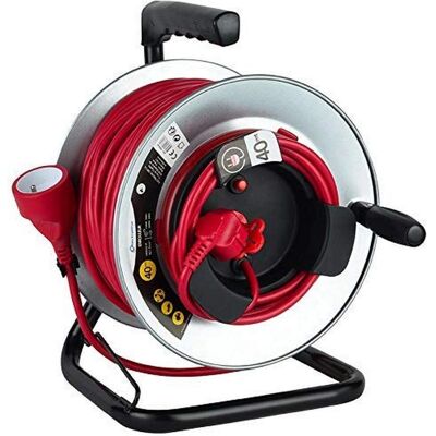 Electraline 40m Kabeltrommel mit Erdung - Gartenerweiterung Electraline 40m Kabeltrommel mit Erdung - Gartenerweiterung