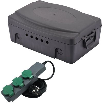 ELECTRALINE - 300175 - IP54 - 5-way - caja de energía exterior ELECTRALINE - 300175 - IP54 - 5-way - caja de energía exterior